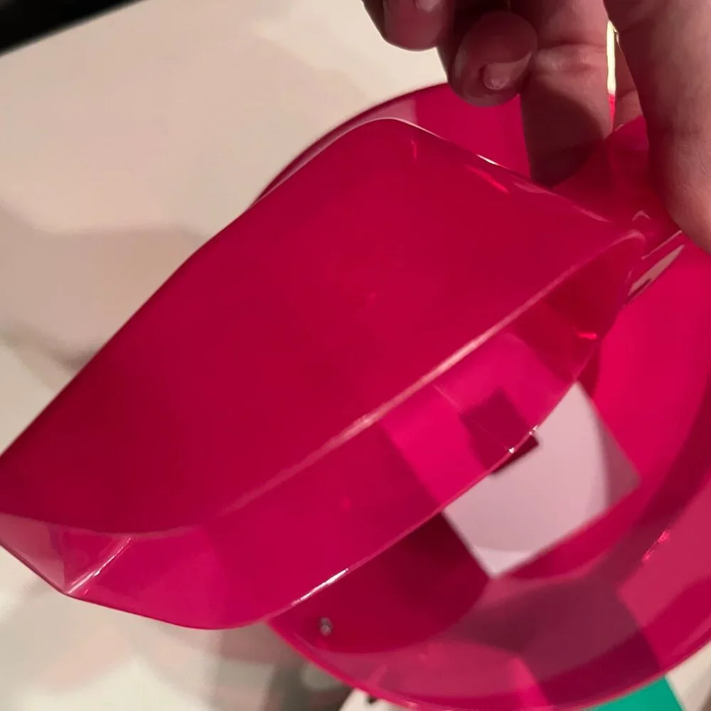 Plastic Ice‎ Bucket and Scoop (Hot Pink and Gold!) (NEW)